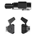 4-tuumainen kaksoisobjektiivinen WiFi Dash Cam, jossa on yönäkymätallennin 170° Super-Wide etulinssi