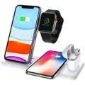 4-1:ssä Langaton Latausasema LDX-178 - iPhone, AirPods, iWatch - Musta