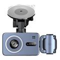 4K Dual-Lens WiFi Dash Cam, jossa on yökuvaus ja 360 kääntyvä objektiivi