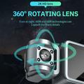 4K Dual-Lens WiFi Dash Cam, jossa on yökuvaus ja 360 kääntyvä objektiivi