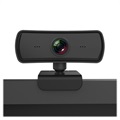 4MP HD Web-kamera Automaattitarkennuksella - 1080p, 30fps - Musta