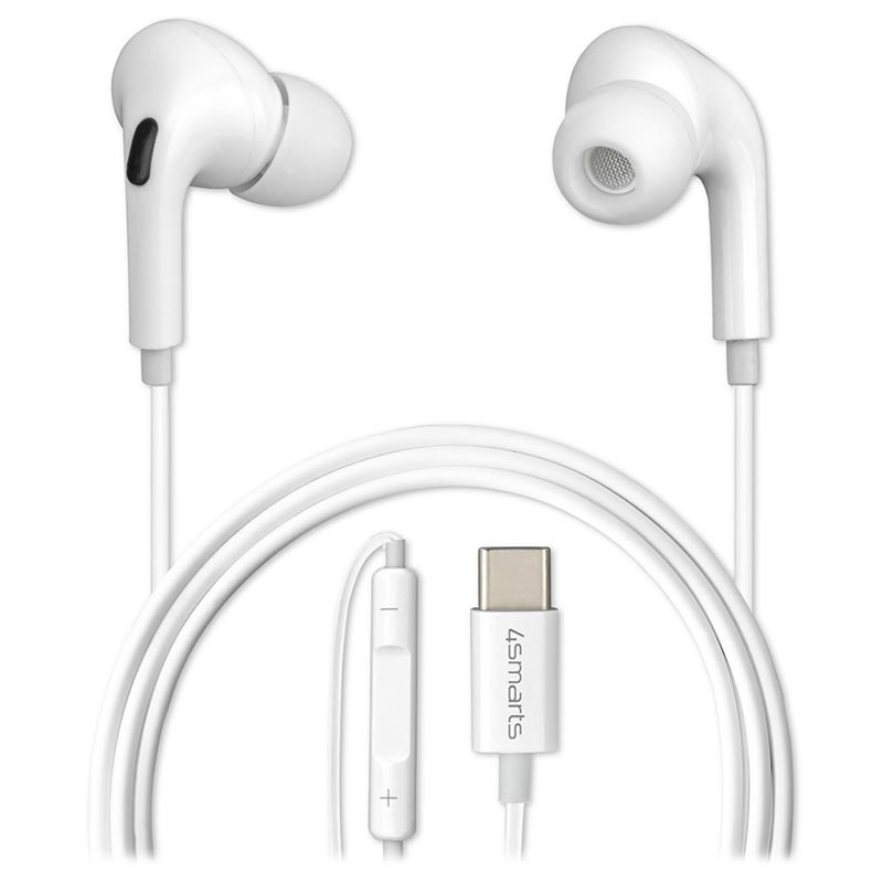 4smarts Melody Digital Basic In Ear USB C Kuulokkeet Valkoinen 4smarts Melody USB C In Ear Kuulokkeet