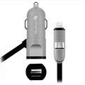4smarts MultiCord 2 in 1 Lightning / MicroUSB Autolaturi