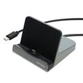 4smarts Voltdock Tablet & Mobile USB-C-latausasema 60W - harmaa - harmaa