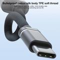 5-in-1 Alumiiniseos monitoiminen USB-C-keskitin - hopea