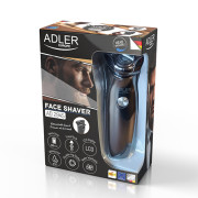 Adler AD 2945 Sähköinen parranajokone parranleikkurilla - LED - USB - IPX7