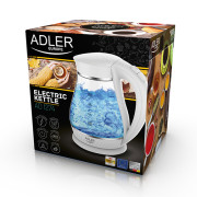 Adler AD 1274 vedenkeitin lasinen sähköinen 1.7L