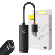 Baseus Verkkosovitin Lite Series USB-RJ45 WKQX000101 - musta