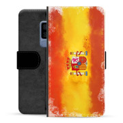Samsung Galaxy S9 Premium Lompakkokotelo - Espanjan lippu