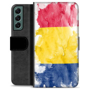 Samsung Galaxy S22+ 5G Premium Flip kotelo - Romanian lippu