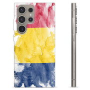 Samsung Galaxy S24 Ultra TPU Suojakuori - Romanian lippu