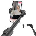 8-osainen Bluetooth Selfie Stick ja kolmijalka - Musta
