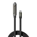 90 asteen Gaming 240W USB-C-kaapeli puhelintelineellä - 1.5m - musta