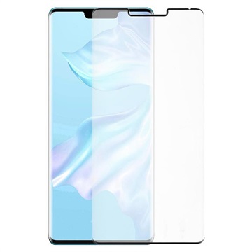 9D Koko Näytön Peittävä Huawei Mate 30 Pro Panssarilasi - 9H - Musta