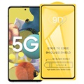 9D Koko Näytön Peittävä Samsung Galaxy A51 5G Panssarilasi - 9H - Musta