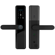 A1 Tuya WiFi Sormenjälki Älykäs ovilukko dynaamisilla salasanoilla ja NFC:llä - Musta