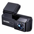 A10-kaksoisajokamera - 4K/2K, GPS, ADAS, WiFi, pysäköintivalvonta - musta