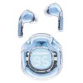 ACEFAST T8 / AT8 Crystal (2) värilliset Bluetooth-kuulokkeet Kevyet langattomat kuulokkeet työhön - sininen