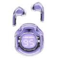 ACEFAST T8 / AT8 Crystal (2) värilliset Bluetooth-kuulokkeet Kevyet langattomat kuulokkeet työhön - violetti