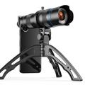 APEXEL HD Metalli 20-40x Zoom Teleskooppi Telephoto-objektiivi Monokulaarinen puhelin kameran objektiivi iPhone Samsung Huawei:lle