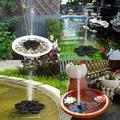 AS20A Mini Solar Powered Fountain vesipumppu Garden Water Feature kelluva kala-altaat koristelu