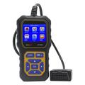 AT500 OBD2-skanneri - Auton diagnostiikkalaite, jossa on 2.4" TFT-näyttö - musta / keltainen