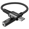 Acefast C1-07 USB-C / 3.5mm AUX Äänisovitin - Musta