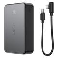 Acefast M29-20000 Power Bank USB-C-kaapelilla - 20000mAh, 22.5W - musta