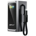 Acefast M33 20000mAh:n varavirtalähde, jossa on 1.96 tuuman TFT-näyttö ja USB-C-kaapeli – 100W – harmaa