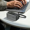 Acefast M33 20000mAh:n varavirtalähde, jossa on 1.96 tuuman TFT-näyttö ja USB-C-kaapeli – 100W – harmaa