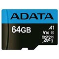 Adata Premier MicroSDXC UHS-I Muistikortti AUSDX64GUICL10A1-RA1
