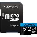 Adata Premier microSDXC-muistikortti SD-sovittimella AUSDX512GUICL10A1-RA1 - 512GB