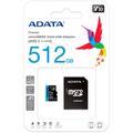 Adata Premier microSDXC-muistikortti SD-sovittimella AUSDX512GUICL10A1-RA1 - 512GB