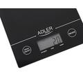 Adler AD 3138 Digitaalinen keittiövaaka - 5kg/1g - musta