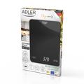 Adler AD 3177 Digitaalinen keittiövaaka w. USB-C - 10kg/5g - Musta