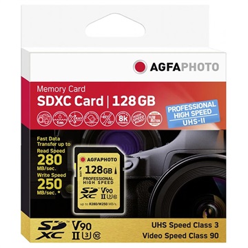 AgfaPhoto Professional High Speed SDXC Muistikortti - 128GB
