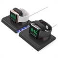 Ahastyle PT117-2 Apple Watch Series Ultra/8/SE (2022)/7/SE/6/5/4/3/2/1 Kaksoislatausteline