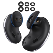 Samsung Galaxy Buds Live Ahastyle PT132 silikoniset korvanapit - Musta