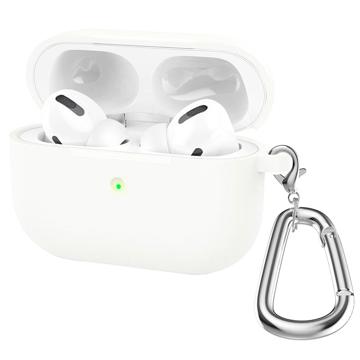 AirPods 3 Silikonikotelo kanssa Avaimenperän A060 - Valkoinen