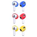 AirPods 3 Silikoniset Kuulosuojaimet - 3 Paria - Sininen / Punainen / Keltainen