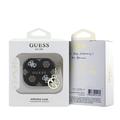 AirPods 4 Guess 4G Peony Charm Kotelo - Musta