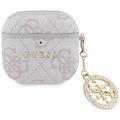 AirPods 4 Guess 4G Strass Charm Kotelo - vaaleanpunainen