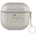 AirPods 4 Guess Metallic Script Charm -kotelo - kultainen
