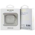 AirPods 4 Guess Metallic Script Charm -kotelo - kultainen
