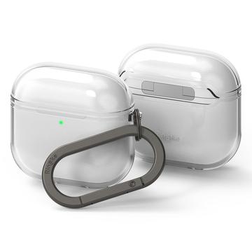 AirPods 4 Ringke Silikonikotelo - iskunkestävä suoja - Kirkas
