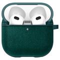 AirPods 4 Spigen Urban Fit Hybridikotelo - Keskiyön vihreä