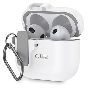 AirPods 4 Tech-Protect Slim Hook -kotelo - Valkoinen