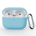 AirPods Pro 3 Silikonikotelo Karabiinilla - Sky Sininen