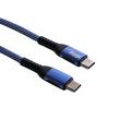 Akyga USB-C-kaapeli 100W, 0,5m - USB-C/USB-C - sininen