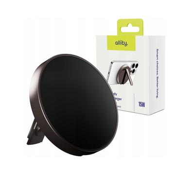 Allity AWC-210 2-in-1 15W langaton laturi - grafiitti